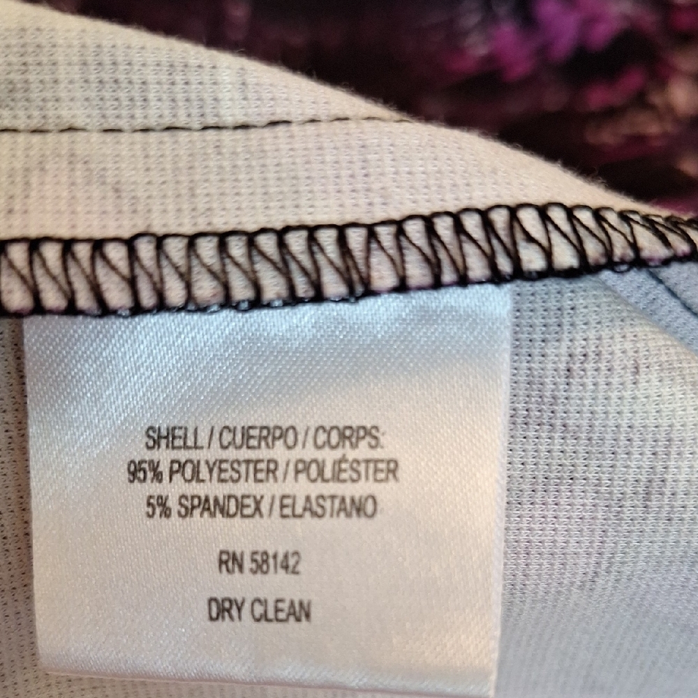 WISP Purple Sheath Midi Dress with Crew Neck. NWOT Size 2 - Picture 7 of 8